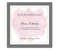 Alison Kingsgate Modern Dark Grey Picture Frame for Photos - 60X60CM