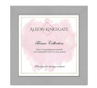 Alison Kingsgate Modern Light Grey 6X6 Picture Frame for Photos,Certificate
