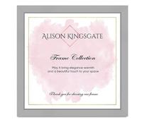 Alison Kingsgate Modern Light Grey Picture Frame for Photos - 60X60CM