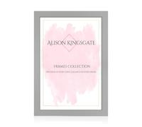 Alison Kingsgate Modern Light Grey Picture Frame for Photos & Posters - A1 | Engineered Wood, Shatterproof Perspex Front, Ideal for Wall Art Display, Documents, Certificate & Home Décor
