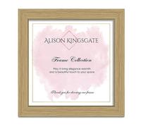 Alison Kingsgate Modern Light Oak Picture Frame for Photos - 50X50CM
