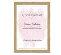 Alison Kingsgate Modern Light Oak Picture Frame for Photos - 70X50CM