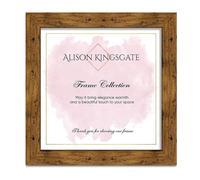 Alison Kingsgate Modern Rustic Oak Picture Frame for Photos - 50X50CM