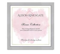 Alison Kingsgate Modern Silver Picture Frame for Photos - 60X60CM