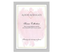 Alison Kingsgate Modern Silver Picture Frame for Photos & Posters - A2