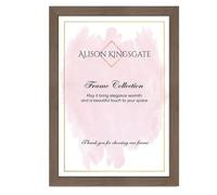 Alison Kingsgate Modern Walnut Picture Frame for Photos & Posters - 36X24