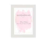 Alison Kingsgate Picture Frames With Mounts In multiple Sizes & Colour - UK Handmade Photo Frames With Safe Front And Wall Mounting Hooks (A5 Frame, White)