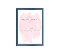 Alison Kingsgate Premium 16x12 Frame Blue- 16x12 Photo Frame with Clear Perspex Front & Wall Mounting to Hang Portrait or Landscape (Blue)