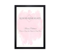 Alison Kingsgate Premium 97x53 cm Picture Frame Black- 97x53 cm Photo Frame with Clear Perspex Front & Wall Mounting to Hang Portrait or Landscape