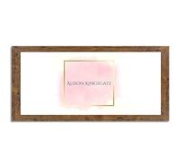 Alison Kingsgate Rustic 100x35cm Panoramic Picture Frames - 100x35cm Panoramic Frames With Safe Perspex Front & Wall Mounting - Use As Large Picture Frames - Large Poster Frames