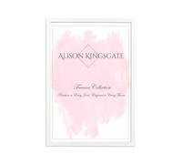 Alison Kingsgate Sleek 40X30CM Picture Frame - Engineered Wood with Shatterproof Perspex Front -Perfect for Photos, Posters, Certificates -Suitable for Wall Mount or Tabletop Display - White