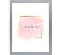 Alison Kingsgate Sleek Silver 14x11 Frame With Clear Perspex Sheet and Wall Hanging Hooks - 14 x 11 Inch Silver Photo Frame - Handmade Frames In Multiple Colors & Sizes
