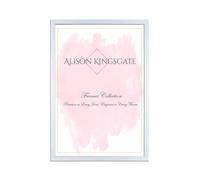 Alison Kingsgate Sleek SILVER Picture Frame for Photos & Posters - 40X30CM