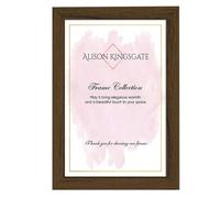 Alison Kingsgate Sleek Walnut A4 Picture Frame for Photo & Certificates