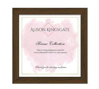 Alison Kingsgate Sleek Walnut Picture Frame for Photo & Posters - 15X15CM