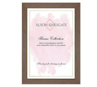 Alison Kingsgate Sleek Walnut Picture Frame for Photo & Posters - 19X13