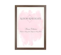 Alison Kingsgate Sleek WALNUT Picture Frame for Photos & Posters - 18X16 | Engineered Wood, Shatterproof Perspex Front, Ideal for Wall Art Display, Documents, Certificate & Home Décor