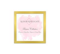 Alison Kingsgate Thin 40X40CM GOLD Photo Frame-Engineered Wood Picture Frames with Shatterproof Perspex - Ideal for Certificates & Artwork-Wall Mount or Tabletop - Multiple Sizes & Colours Available