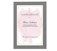 Alison Kingsgate Thin Dark Grey A4 Picture Frame for Photos & Certificates