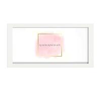 Alison Kingsgate White 100x35cm Panoramic Picture Frames In Multiple Sizes - 100x35cm Panoramic Frames With Safe Perspex Front & Wall Mounting - Use As Large Picture Frames - Large Poster Frames