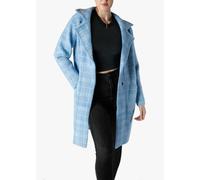 ALISON SHERRI Blue Knitted Longline Coat Size: XXL, Colour: Blue Fabri