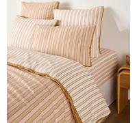 Alison Striped Cotton Percale Duvet Cover Printed