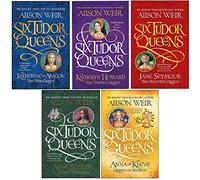 Alison Weir Six Tudor Queens Collection 5 Books Set (True Queen, Kings Obsession, Haunted Queen, Queen of Secrets, The Tainted Queen [Hardcover])