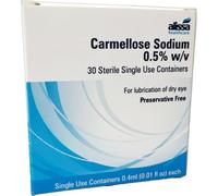 Alissa: Carmellose Sodium Eye Drops 0.5% Lubricant 30 x 0.4milliliter Preservative Free