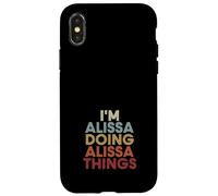 Alissa Name Alissa Personalized Name First Given Case for iPhone X/XS