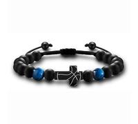 Alissl Cross Bracelet To My Boys Communion Confirmation Baptism Gift for Nephew Brother Son Daughter Brother Teens Girls, Stone