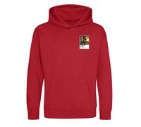 Alisson Becker Brazil Atlas Frame Kids Hoodie - Red / 18-24 months