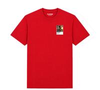 Alisson Becker Brazil Atlas Frame Men's T-Shirt - Red / 3XL