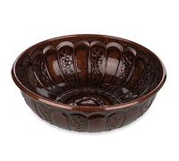 Alisveristime 1.06 Qt Turkish Hammam Bath Bowl, Traditional Metal Construction, Diameter 7.87", Height 2.36" - Multiple Colors Available (Copper)