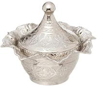 Alisveristime Gultas Big Zinc Alloy Sugar Bowl with Lid (Silver)