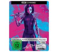 Alita: Battle Angel Steelbook 4K [2Blu-Ray]+[Blu-Ray 3D] [Region Free] (English audio. English subtitles)