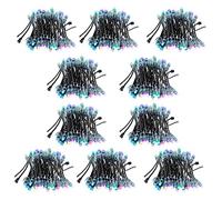 ALITOVE DC 12 V WS2811 Individually Addressable RGB LED Pixel Light 12 mm Diffused Digital Bullet Style LED Module 500 Pieces, 10 x 50 Pieces/Strand IP68 Waterproof