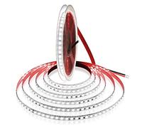 ALITOVE LED Strip White 6000 K Daylight 24 V Ultra Bright 120 LEDs/m High Density 20 m Flexible Light Strip 2400 LEDs 2835 SMD in Commercial Quality (without