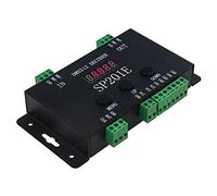 ALITOVE WS2812B WS2811 DMX to SPI Controller Decoder DMX 512 RGB WW Decoder Controller for SK6812 WS2801 WS2813 LP6803 8806 1903 RGBWW LED Strip DC5V~24V SP201E