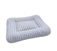 Aliuciku Cat Bed Pad, Warm Plush Pet Sleeping Mat Washable Dual-Sided Cushion Bed for Cat Dog Bunny(Blue,Medium)