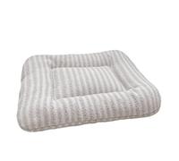 Aliuciku Cat Bed Pad, Warm Plush Pet Sleeping Mat Washable Dual-Sided Cushion Bed for Cat Dog Bunny(Gray,Small)