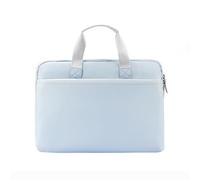 Aliuciku Laptop Bag, 13.3 14 15.6 Inch Computer Bag Document Handbag Briefcase For Work Office Travel Or Business (Color : LightBLue-A, Size : 13.3-14 inch)