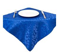 Aliuciku Set of 4 Napkins Cloth, Washable Jacquard Napkins Cloth Reusable for Restaurant Weddings Party Dinner(A-Blue,6PCS)