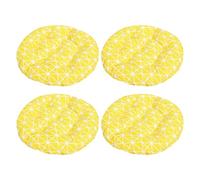 Aliuciku Set of 4 Seat Pads, Thick Round Tatami Chair Cushions for Dining Kitchen Office(B-10,40x40cm)