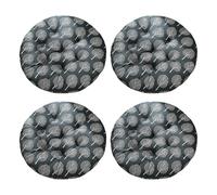 Aliuciku Set of 4 Seat Pads, Thick Round Tatami Chair Cushions for Dining Kitchen Office(B-18,45x45cm)