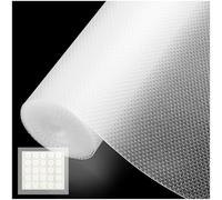 ALIUNI Drawer Liners 45 x 600 cm, Kitchen Drawer Liner 100% EVA Non Slip Non Adhesive Shelf Liner, Waterproof Oil Resistant & Wipeable, Clear Protector for Cupboards, Fridge Shelves, Bedroom, Bathroom
