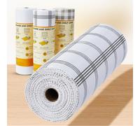 ALIUNI Drawer Liners, Non Slip Shelf Liner for Kitchen Cupboard, Non Adhesive Mats Waterproof for Bedroom Wardrobe Shelves Cabinets Pantry, Grey Stripes 45 x 300 cm