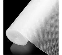 ALIUNI Non Slip Drawer Liners 60 x 300 cm, 100% EVA Non Adhesive Waterproof Oil Resistant Wipeable Shelf Liner for Kitchen Cupboards Fridge Shelves, Cabinet Protector for Bathroom Bedroom, Clear