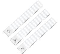 Alivation 36 LED Closet Lights Motion Sensored Battery Powered LED Lights, Under Cabinet Lighting, Motion Sensor Light Indoor, Wireless Lights, 1500mah Rechargeable Battery Operated Lights (3 Pack)