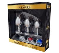 Alive Metal Plug Kit Silver 6.3/7/8 cm