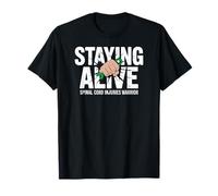 Alive- Spinal Cord Injuries Awareness Support Ribbon T-Shirt